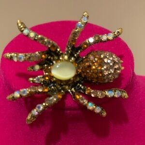 NWOT spider brooch